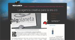 Desktop Screenshot of bigplaneta.com